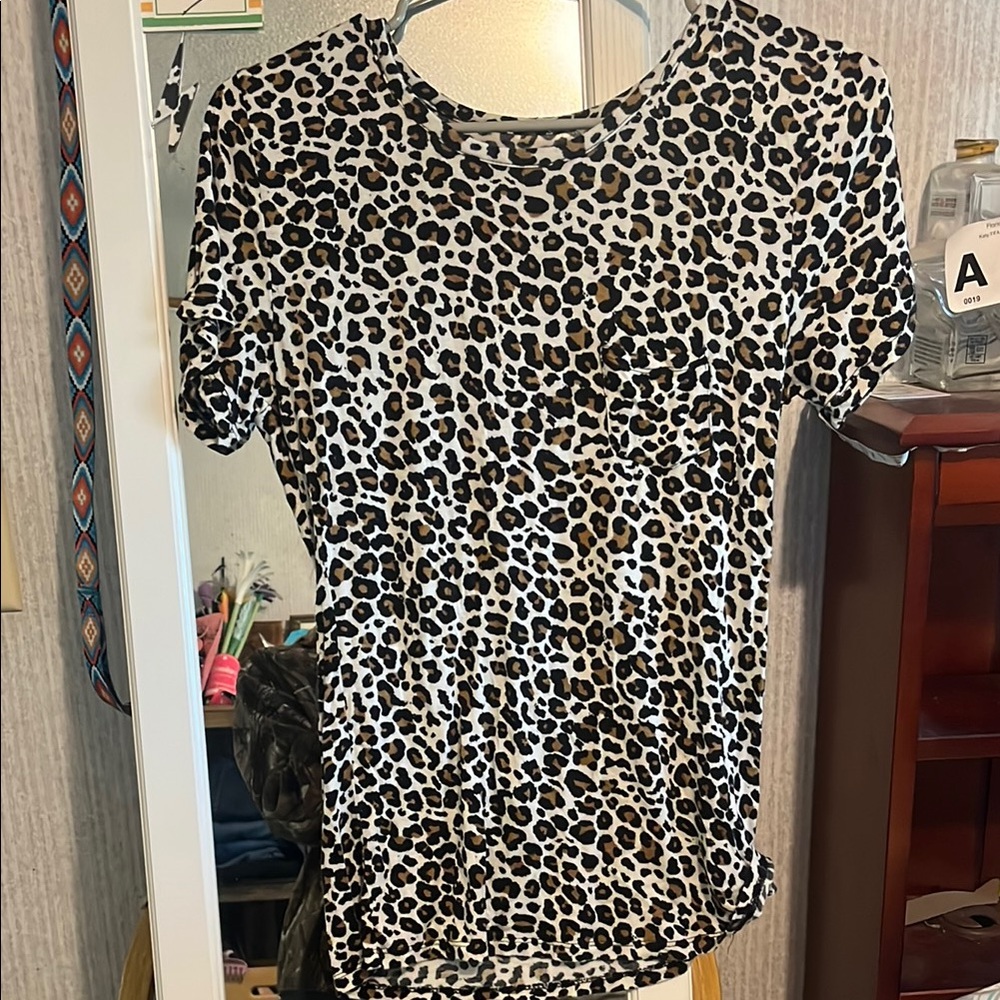 Leopard Print Women's Top